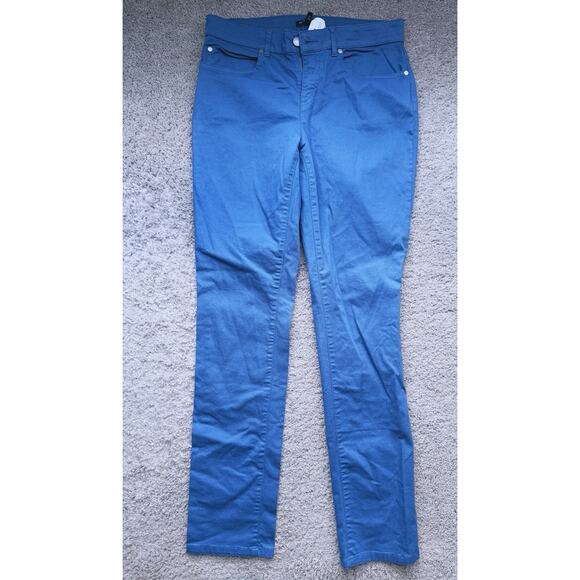 Eileen Fisher Dyed Denim Pants Size 4 Blue Casual Timeless Minimalist Capsule - Picture 3 of 6